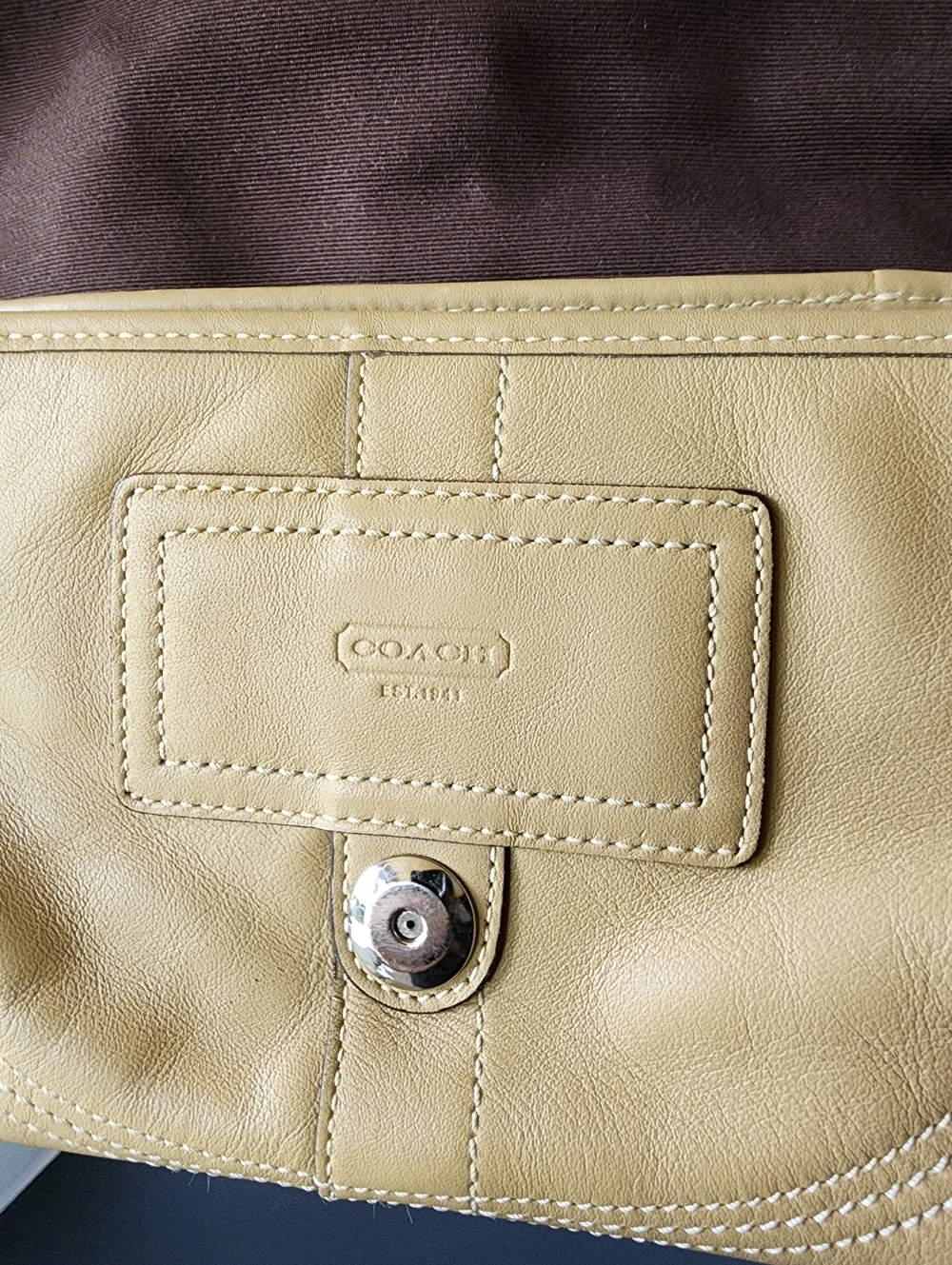 Coach Vintage Soho, Double Compartment, Tan, EUC, 2005, 8A05 - Picture 12 of 16